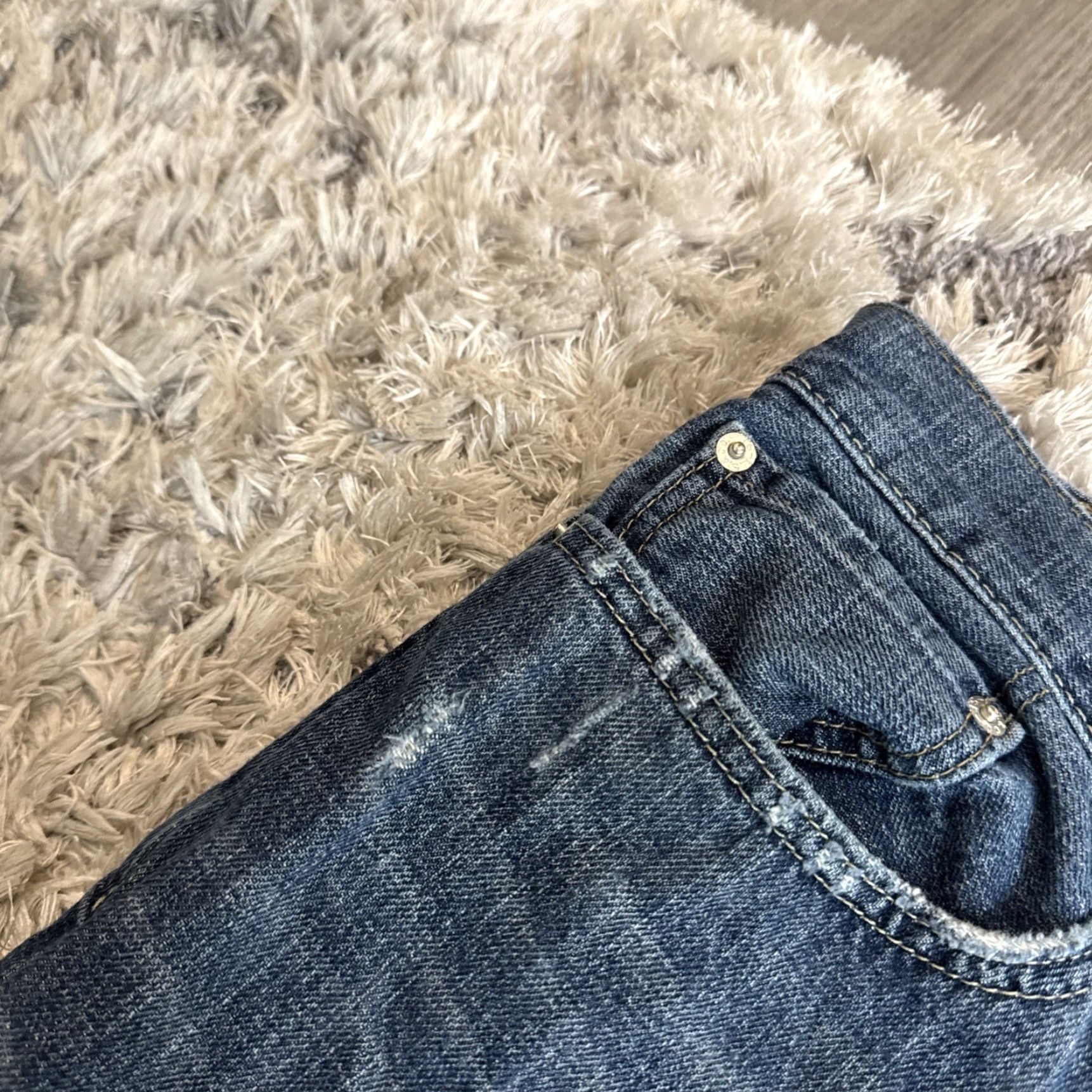 Levi's VINTAGE? (No) Levi's 514 Slim Straight Leg Jeans Men 40x32 100% Cotton Blue Workwear Slimming Jeans 514 Mens Blue - 40x32 Size US 40 / EU 56 - 5 Thumbnail