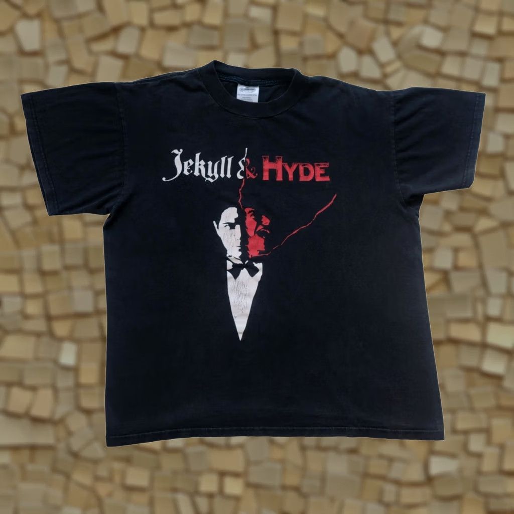 Vintage VINTAGE WINTERLAND JEKYLL & HYDE T SHIRT 90s 1995 L Black Horror Mens Size US L / EU 52-54 / 3 - 1 Thumbnail