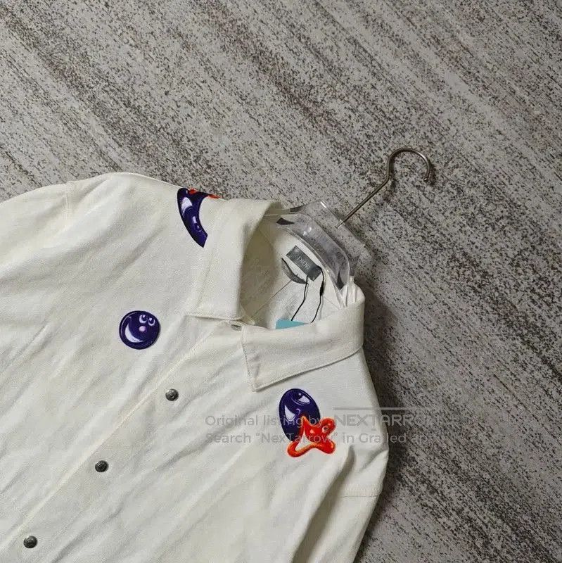 Dior Dior White Cotton Embroidered Long Sleeve Shirt . Size US XL / EU 56 / 4 - 4 Thumbnail