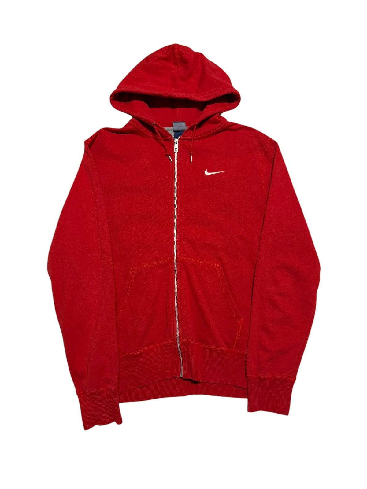 Nike × Vintage Vintage Y2K Nike Zip Up Hoodie Size US XL / EU 56 / 4 - 1 Thumbnail
