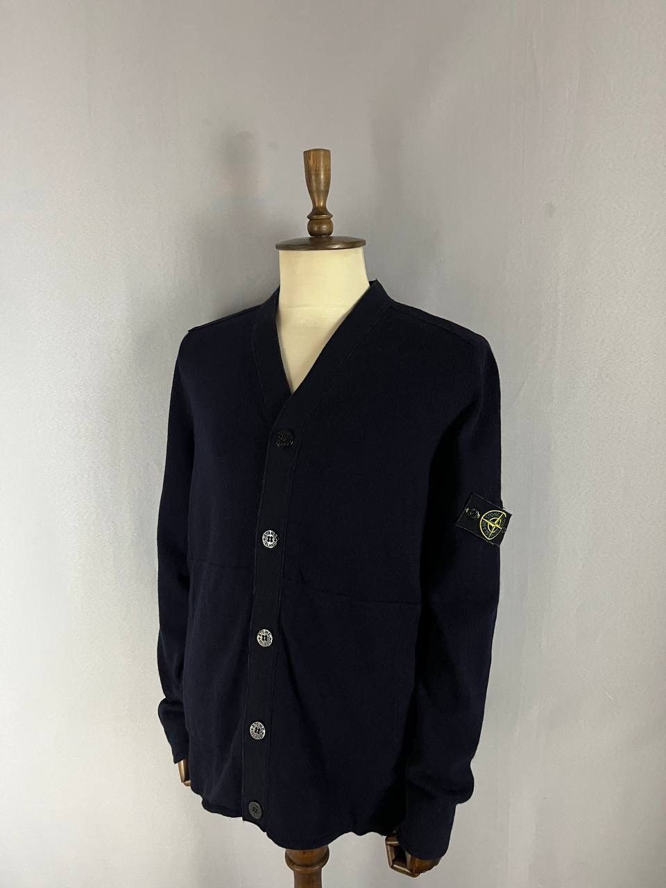 Stone Island Stone Island Sweater Cardigan Navy Size US XXL / EU 58 / 5 - 1 Thumbnail
