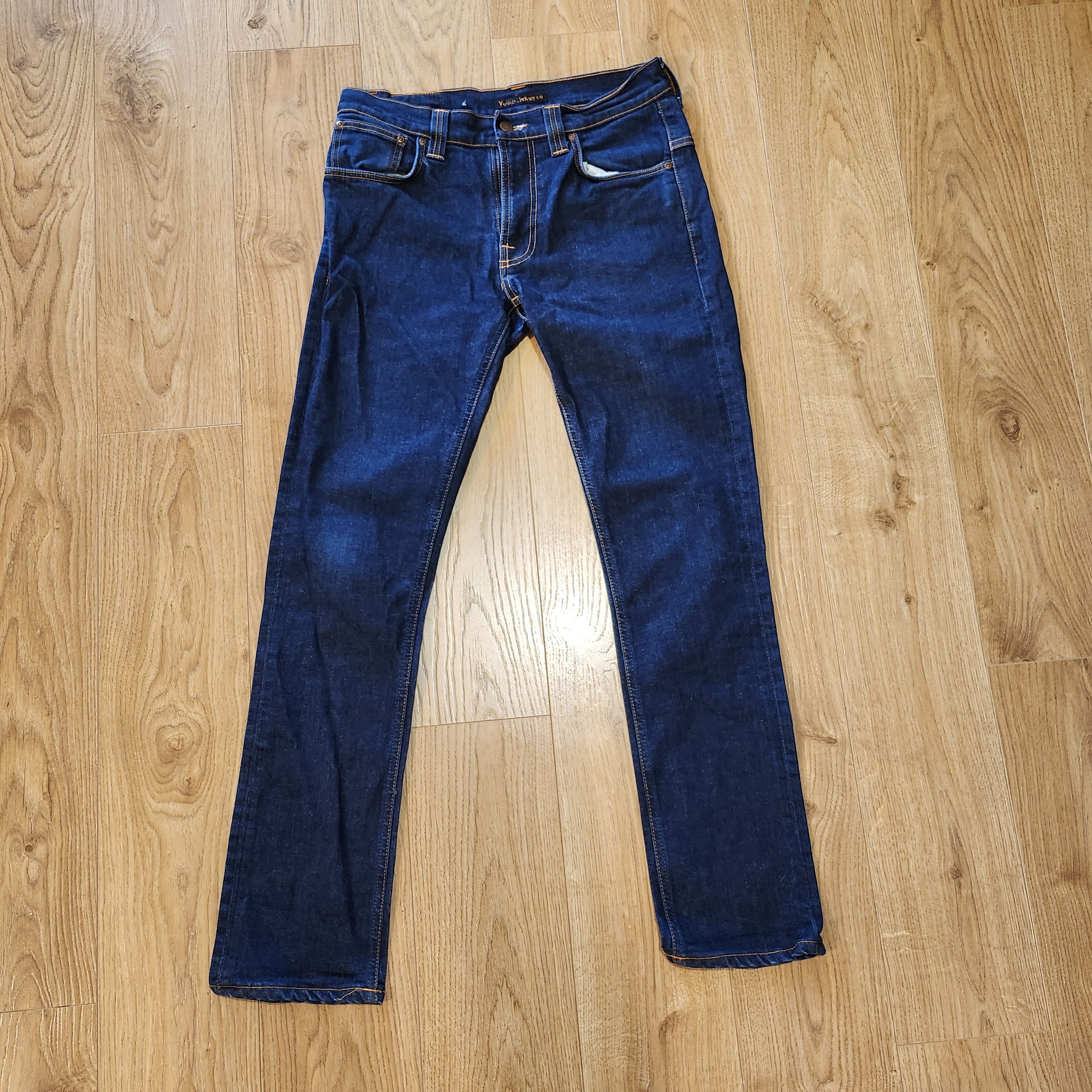 Nudie Jeans Tape Ted 33x32 Blue Denim Size US 33 - 5 Thumbnail