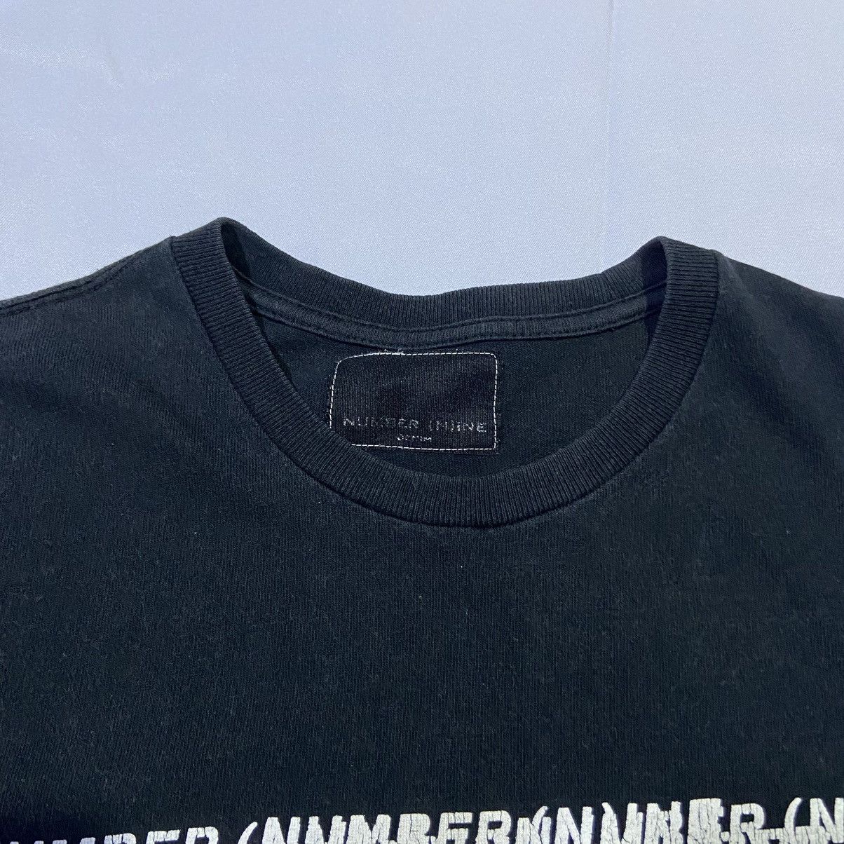 Designer × Number (N)ine Number (N)ine Mutiple Messy Spellout Tee Size US S / EU 44-46 / 1 - 4 Thumbnail