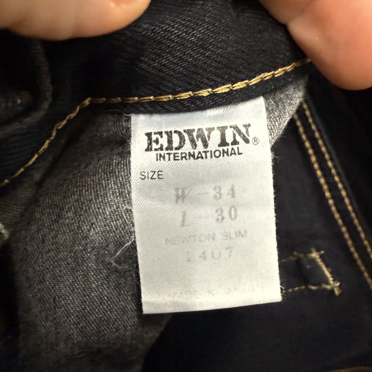 Edwin Vintage Edwin Jeans Japanes Denim Streetwear Size US 34 / EU 50 - 9 Thumbnail