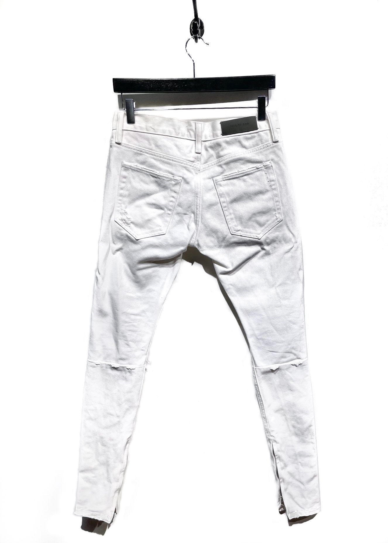Fear of God Fear Of God Fourth Collection White Destroyed Jeans Size US 28 / EU 44 - 2 Thumbnail