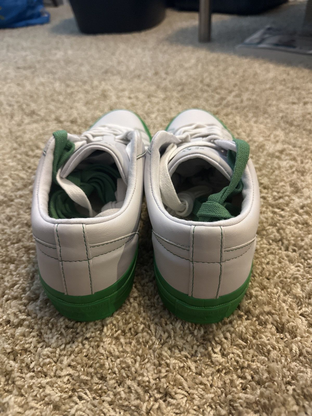 Golf Wang Golf le fleur Converse white and green sneaker Size US 9.5 / EU 42-43 - 4 Thumbnail