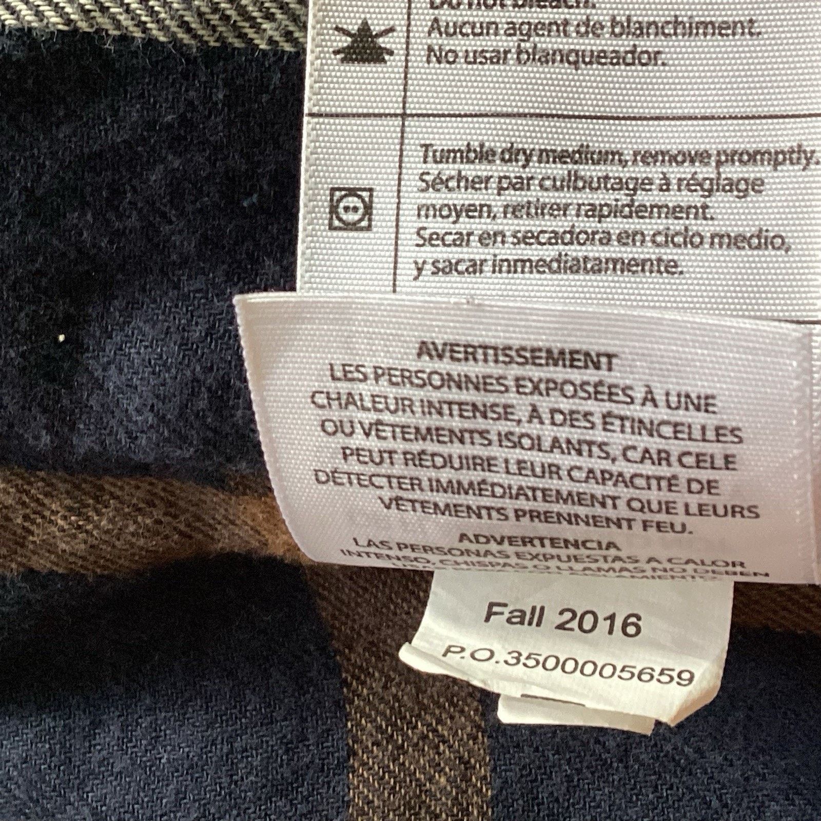 Carhartt Carhartt Men’s Chore Coat Shacket Large Navy Blanket Lined Size US L / EU 52-54 / 3 - 11 Thumbnail