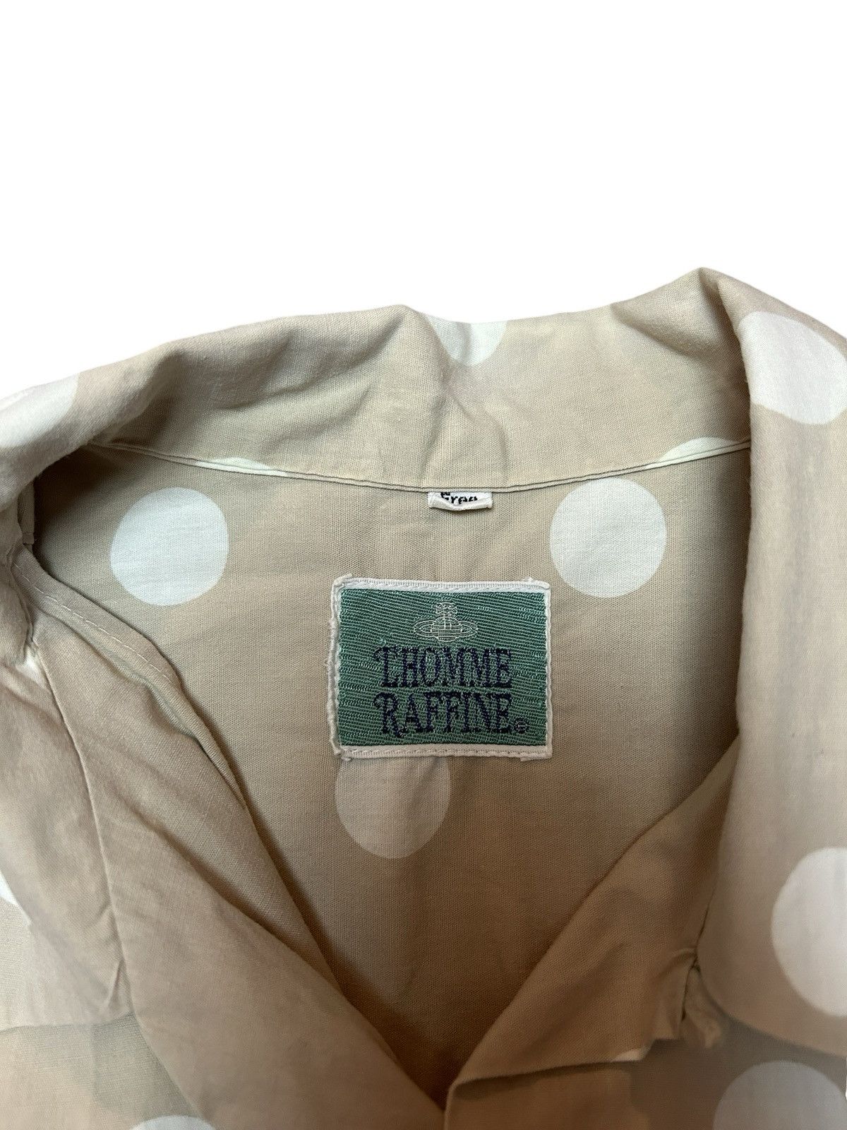 Vintage L'Homme Rafine Polka Dot Shirt Size US L / EU 52-54 / 3 - 3 Thumbnail