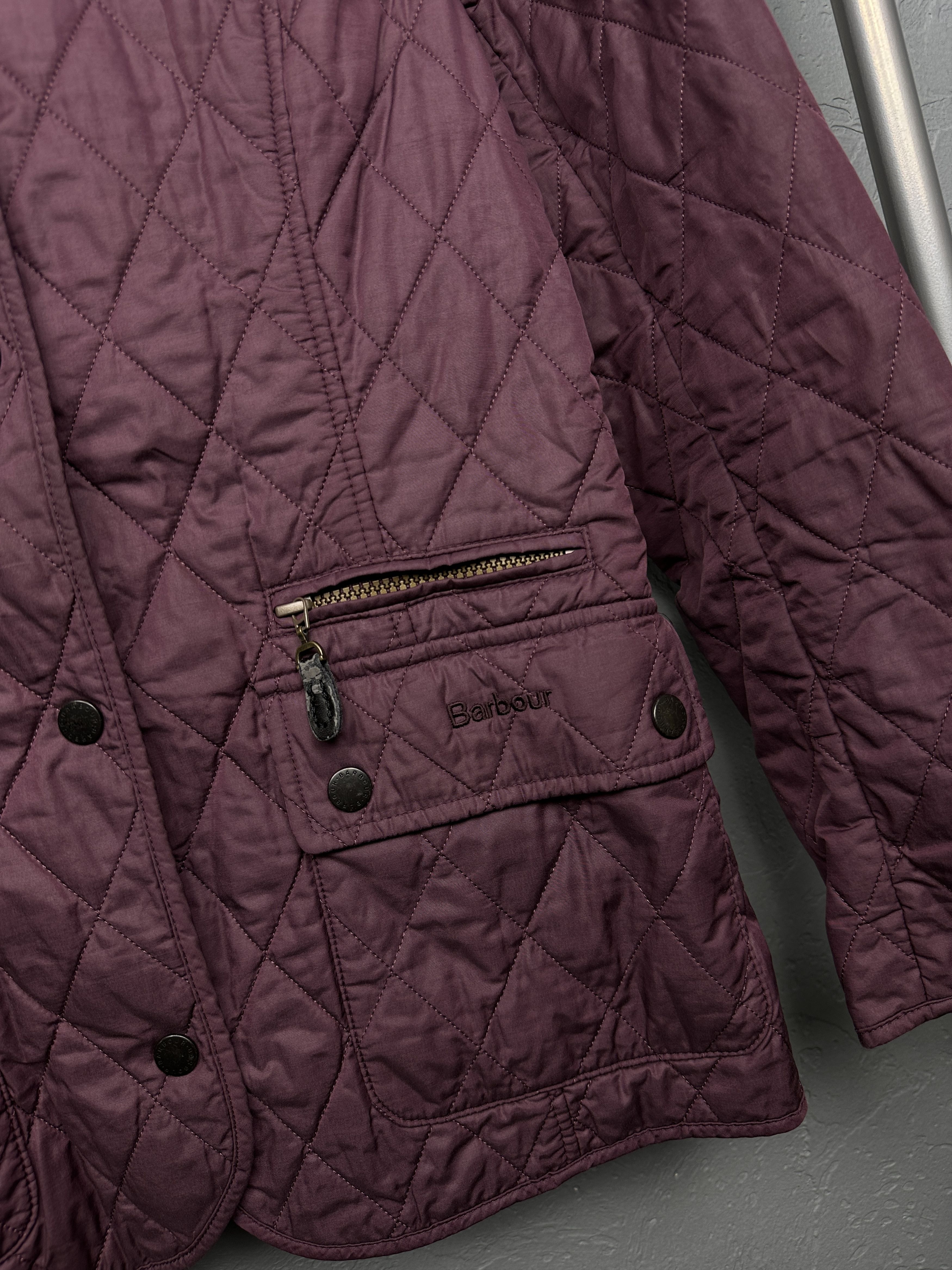 Barbour × Vintage Barbour Womens Vintage Cynthia Sheen Quilted Jacket Size M / US 6-8 / IT 42-44 - 3 Thumbnail