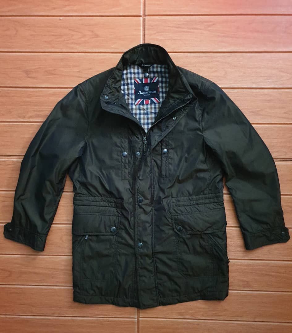 Aquascutum 💥Aquascutum green military winter( No hoodie ) jacket Size US M / EU 48-50 / 2 - 1 Thumbnail