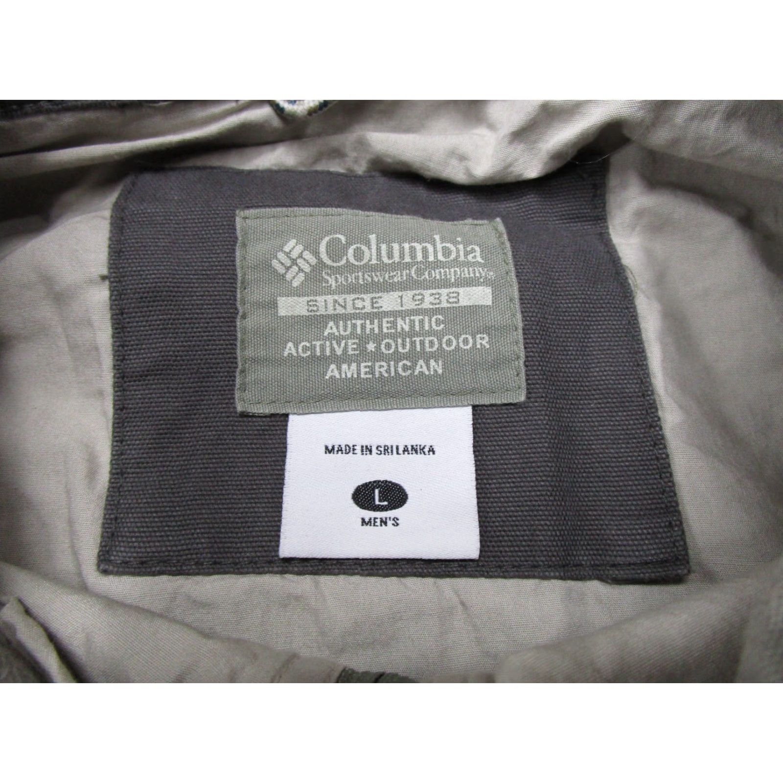 Vintage VINTAGE Columbia Full Zip Canvas Jacket Mens L Gray Winter Workwear Casual 90s Theme Skiing Zippers Size US L / EU 52-54 / 3 - 2 Thumbnail