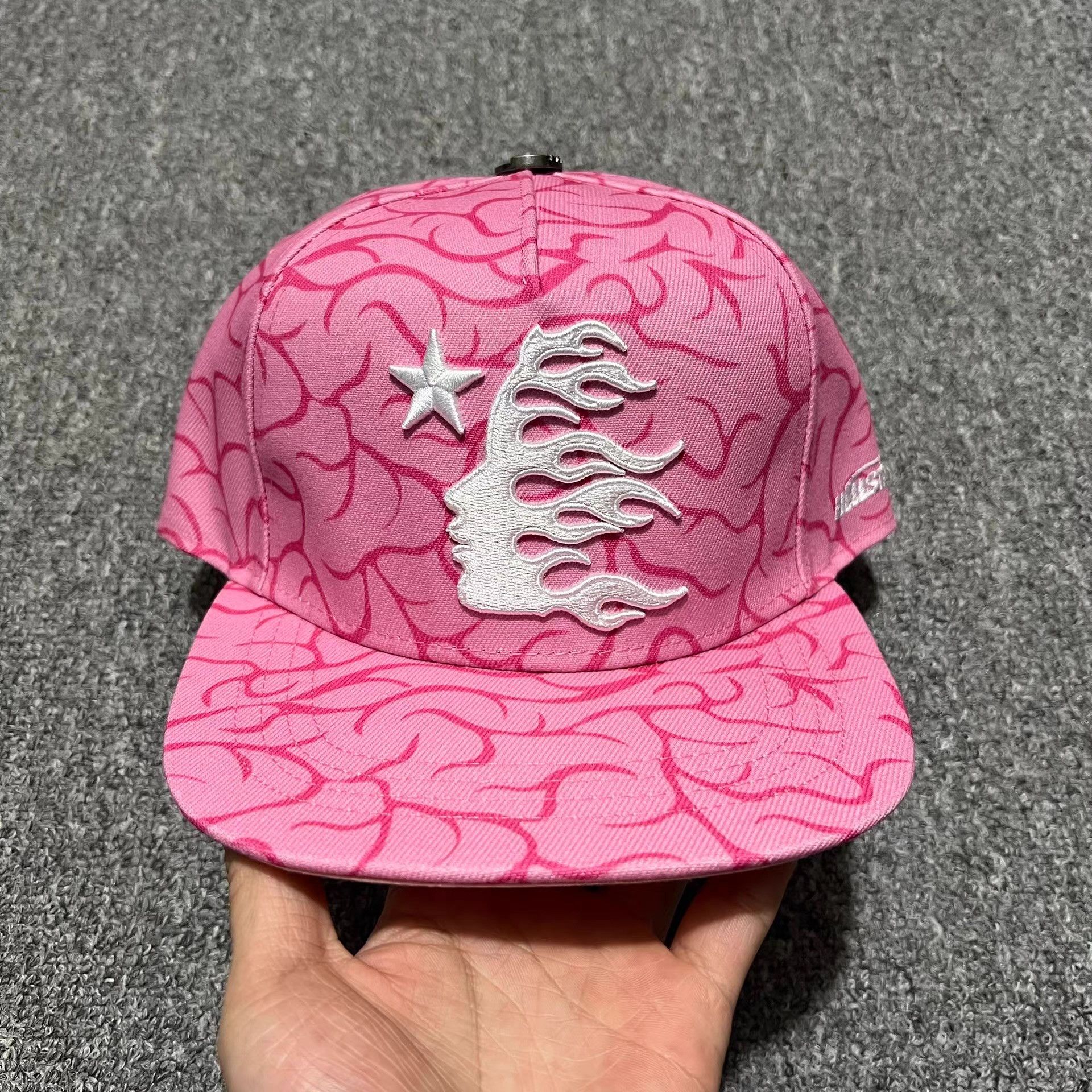 HELLSTAR Hellstar Limited Embroidered Flat Brim Baseball Cap Q7 Size ONE SIZE - 2 Thumbnail