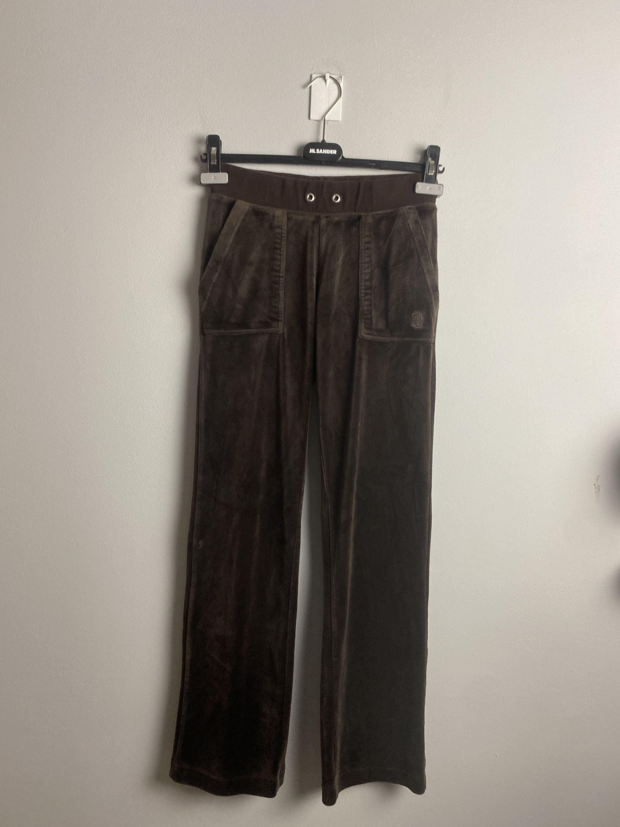 90s/Y2k juicy couture top Brown velvet velour track pants