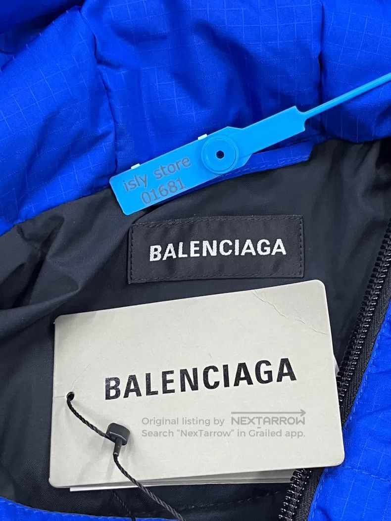 Balenciaga Balenciaga Solid Color Letter Printed Stand Collar Warm Lo Size US M / EU 48-50 / 2 - 5 Thumbnail