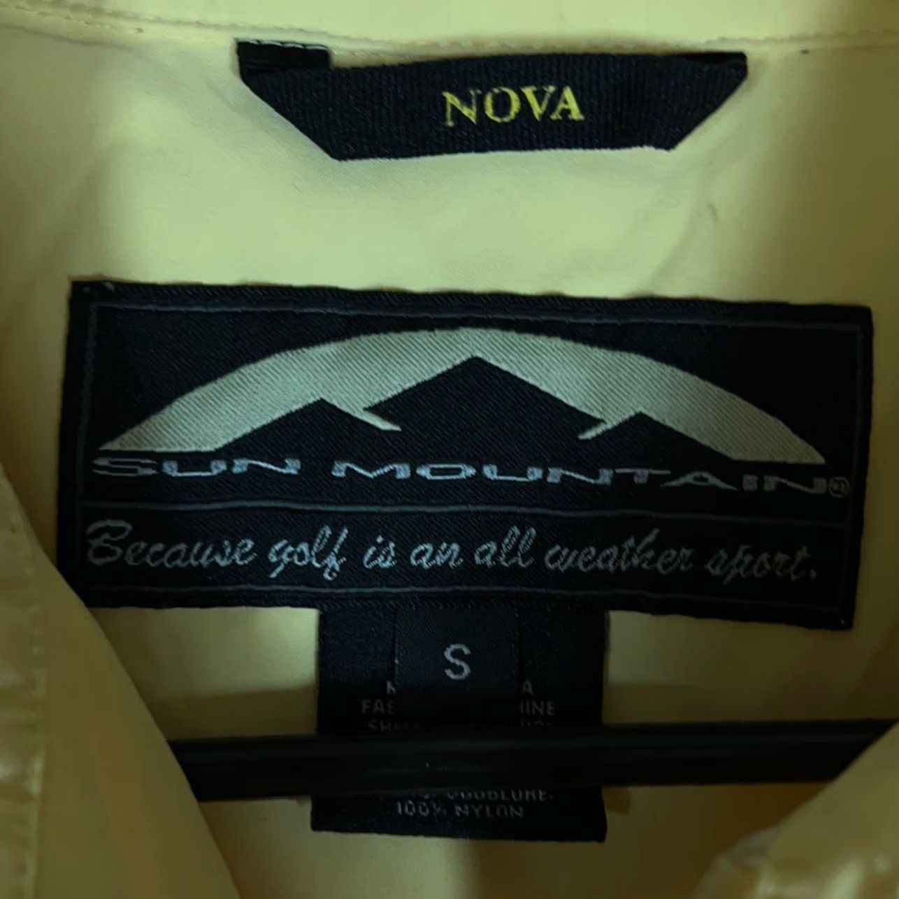 Vintage VINTAGE Sun Mountain Jacket Womens Yellow Pullover 1/4 Zip Nylon Blend Small Size S / US 4 / IT 40 - 5 Thumbnail