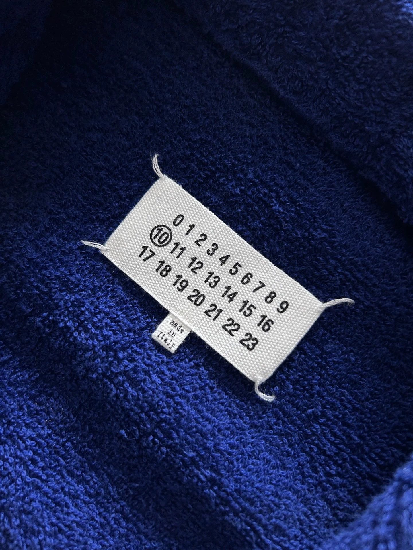 Maison Margiela Maison Margiela S/S22 Drawstring Polo Sapphire Blue S Size US S / EU 44-46 / 1 - 5 Thumbnail