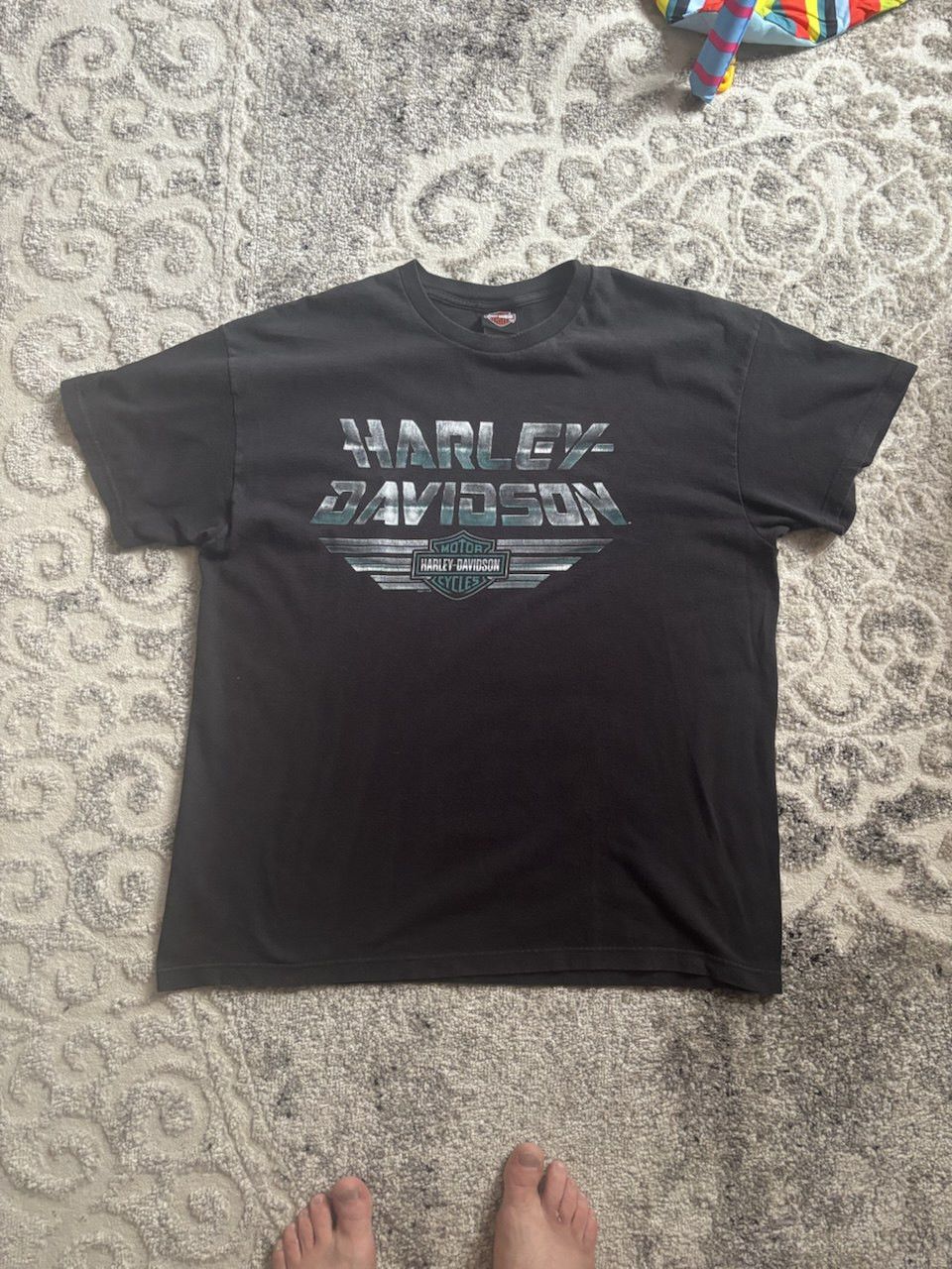 Harley Davidson Harley Davidson Motor Cycles XL Black T Shirt Made in USA Size US XL / EU 56 / 4 - 8 Thumbnail