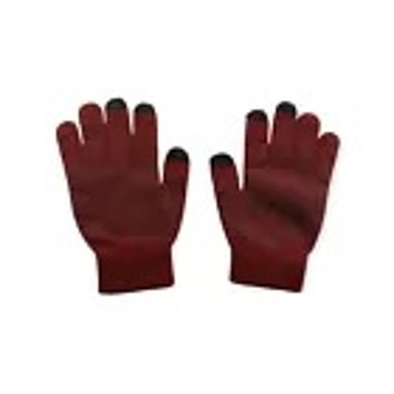 Other Women’s Maroon Grip Gloves with Black Grip Tips Small Size ONE SIZE - 2 Thumbnail