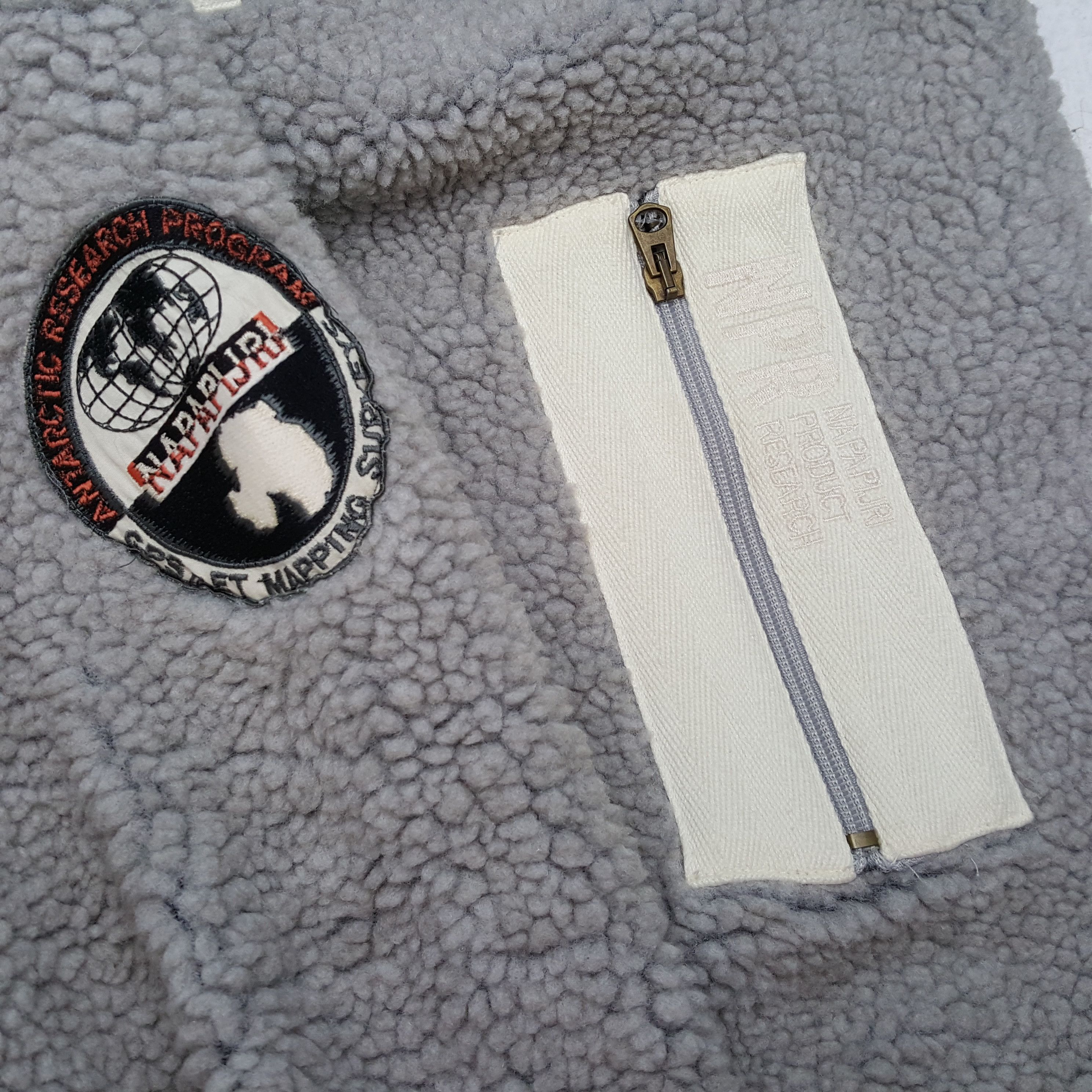 Napapijri × Vintage Vintage NAPAPIJRI Outdoor Style Sherpa Jacekt Size US M / EU 48-50 / 2 - 9 Thumbnail