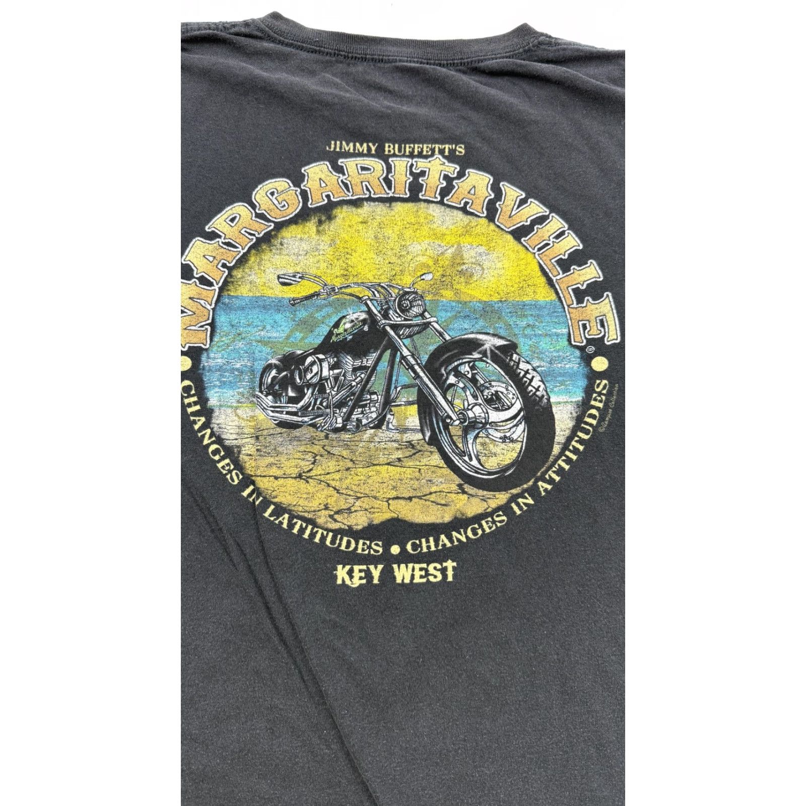 Vintage Margaritaville Shirt Mens Extra Large Key West Motorcycle Tee Size US XL / EU 56 / 4 - 5 Thumbnail