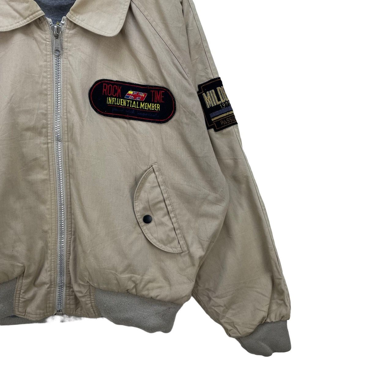 Japanese Brand Bomber Reversible Jacket Rock Time Size US M / EU 48-50 / 2 - 5 Thumbnail