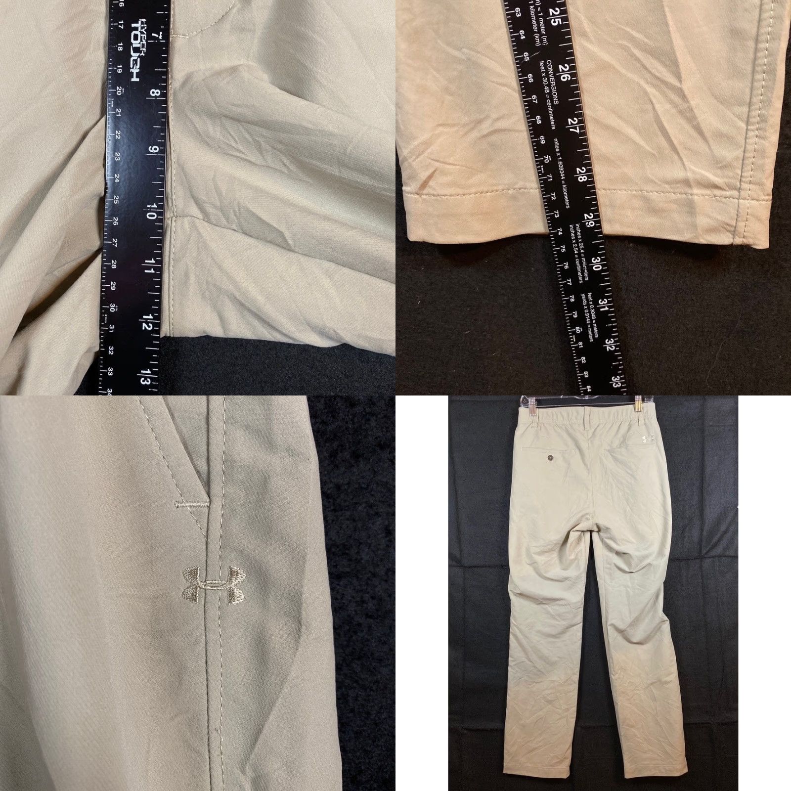 Under Armour Under Armour Mens Pants Tan Hiking Rain Gorpcore Straight Leg Stretch 30x30 Size US 30 / EU 46 - 8 Thumbnail