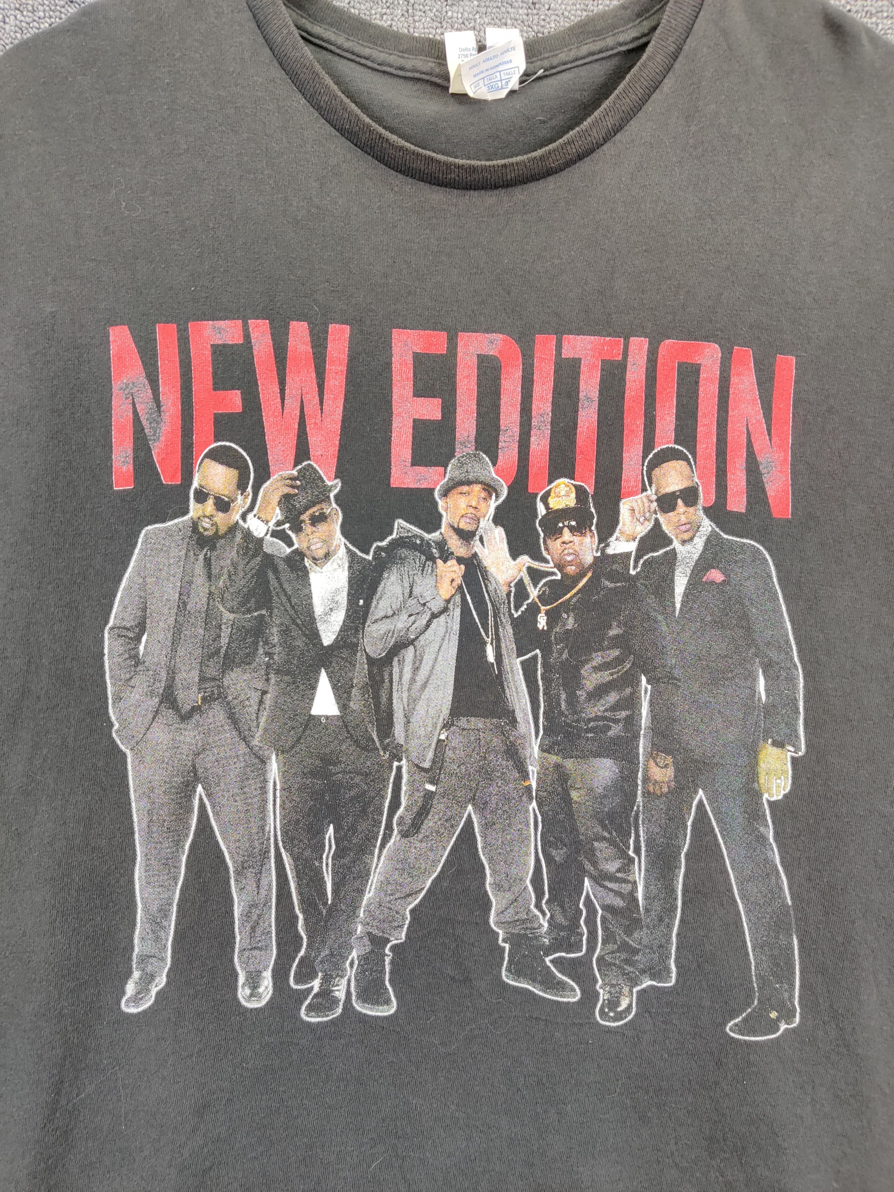Band Tees Vintage New Edition Rap Tee Tshirt Size US XXL / EU 58 / 5 - 8 Thumbnail