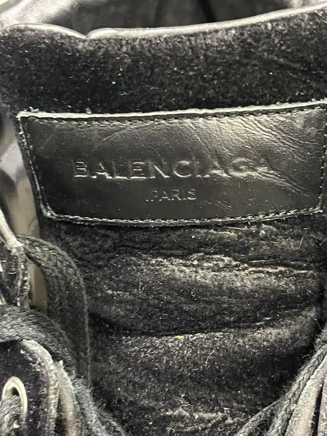 Balenciaga × Designer × Vintage Balenciaga City Black Suede Leather High Sneakers Size US 5 / EU 37 - 12 Thumbnail
