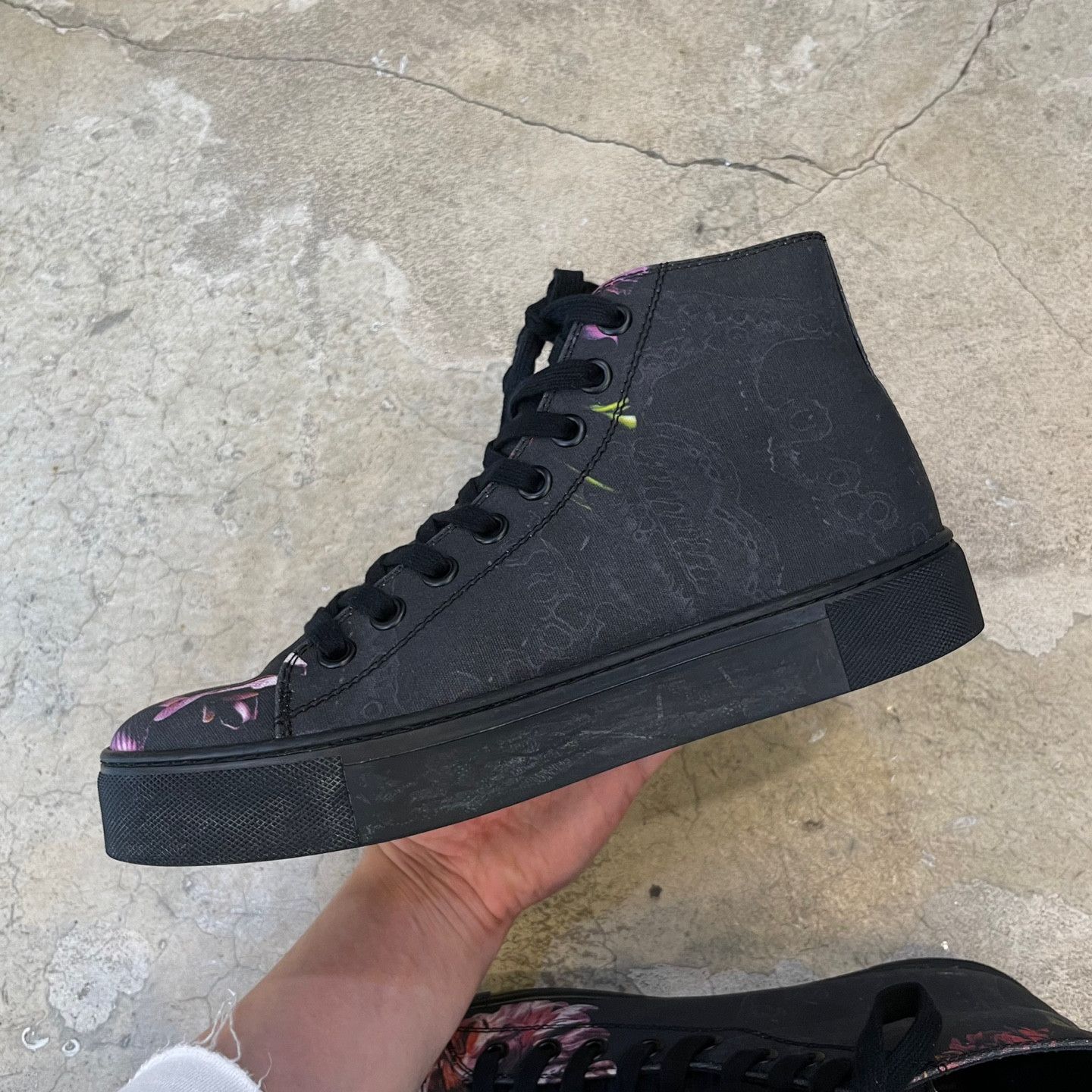 Yohji Yamamoto Yohji yamamoto 19ss Print High Top Sneakers Size US 9 / EU 42 - 6 Thumbnail