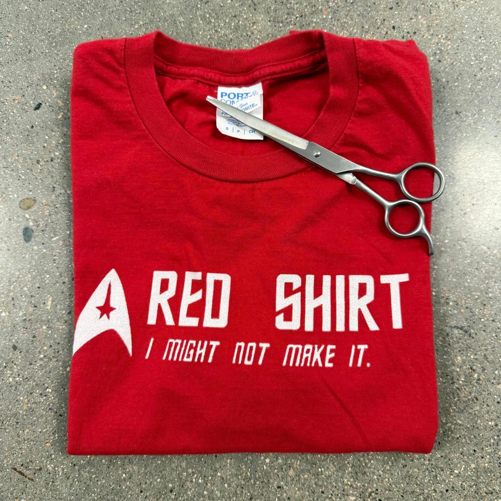 Designer Star Trek I Might Not Make It T-Shirt - Red - S Size US S / EU 44-46 / 1 - 6 Thumbnail