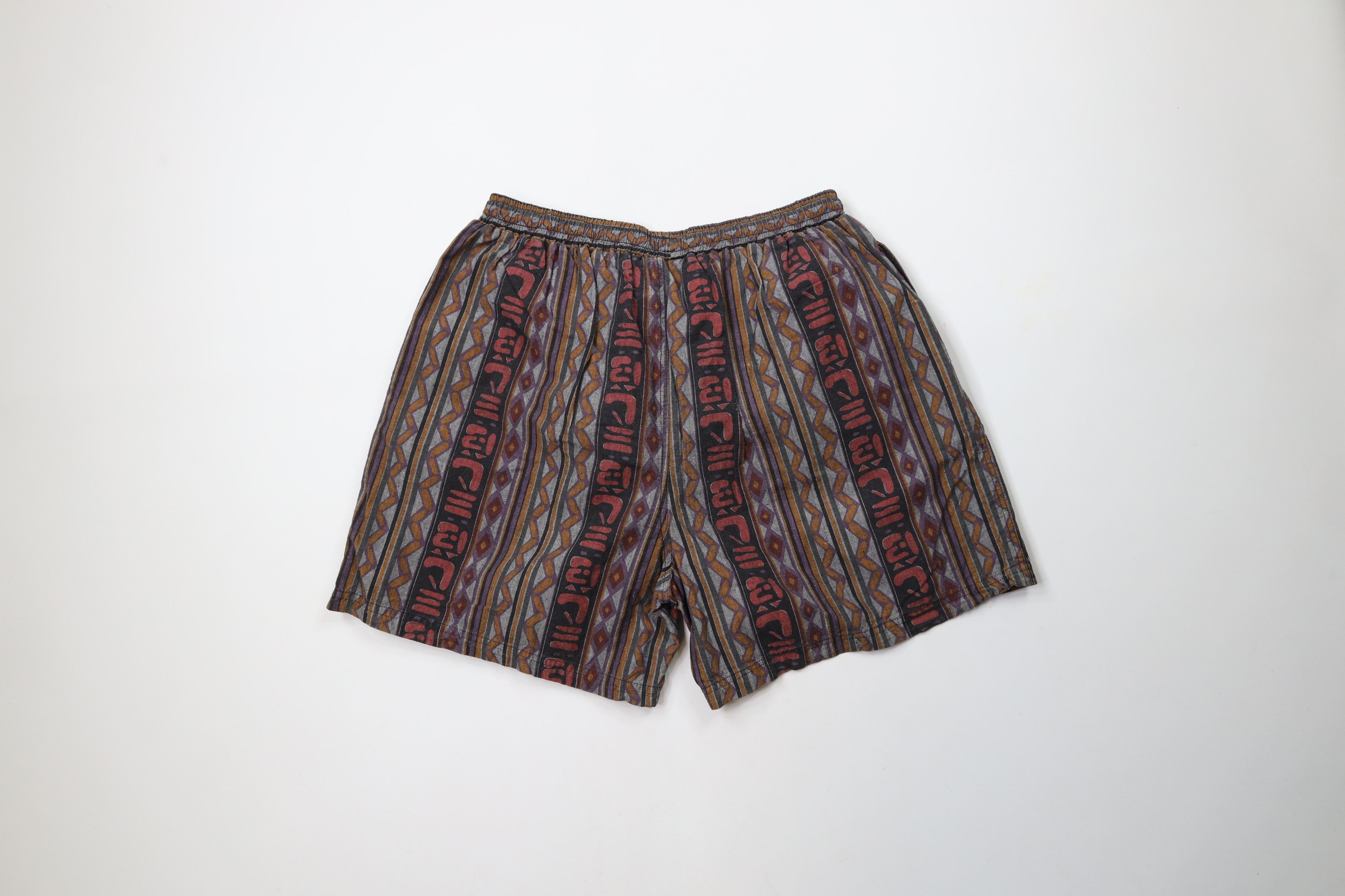 Vintage Vintage 90s Streetwear Lined Above Knee Shorts Trunks Size US 34 / EU 50 - 8 Thumbnail