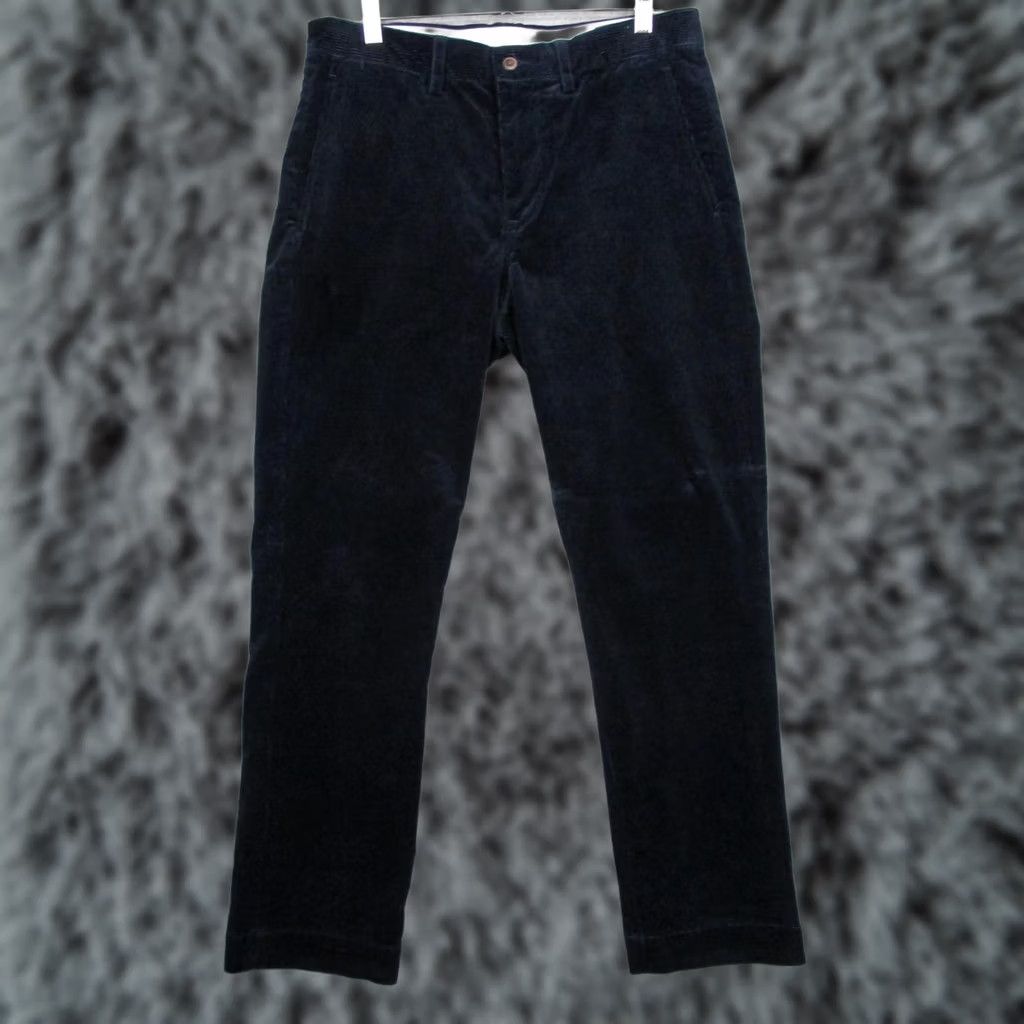 Polo Ralph Lauren Polo Ralph Lauren Corduroy Pants Mens 32x30 Blue Stretch Chino CasualS mens Regular Straight Flat Front Zip Fly Belt Loops Pockets Logo 90s Style Size US XS / EU 42 / 0 - 1 Thumbnail