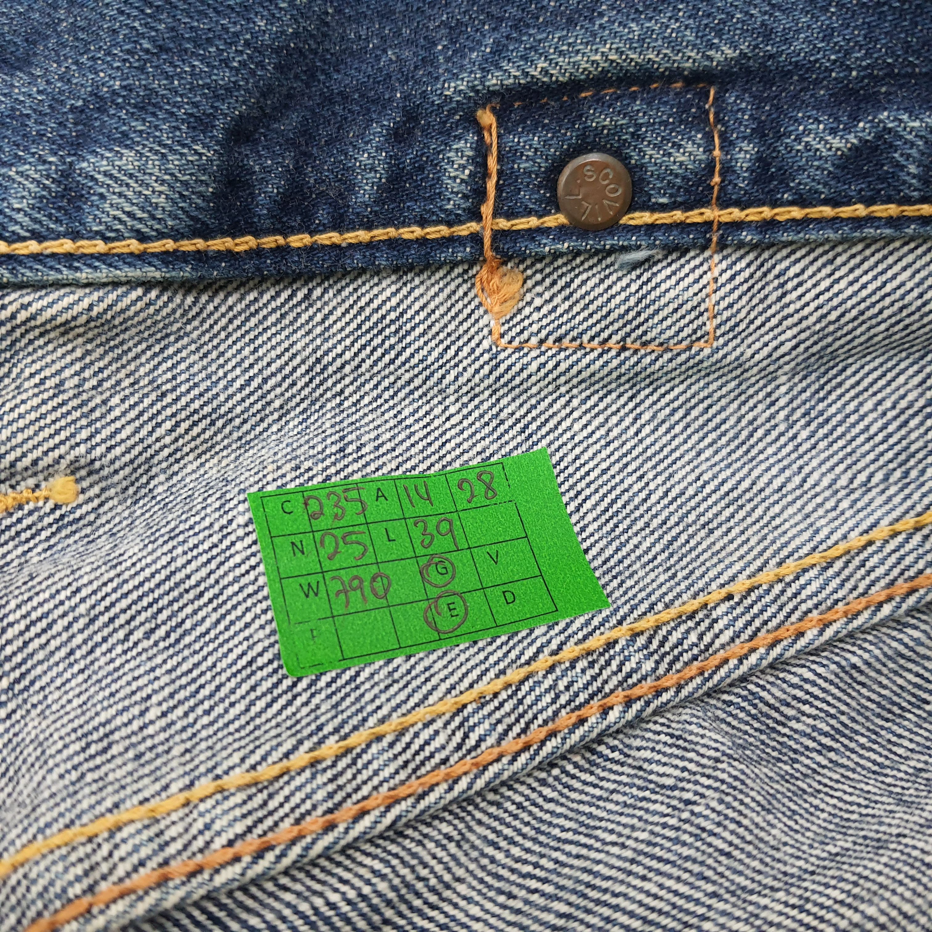 Evisu Vintage Evis Jeans Selvedge Custom Daicock Jeans C235N25 Size US 28 / EU 44 - 11 Thumbnail