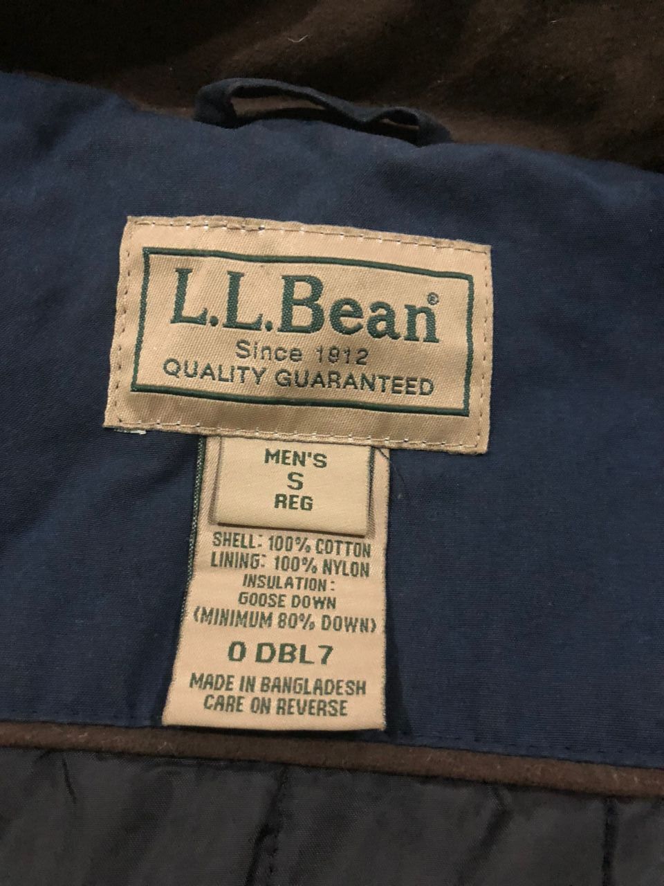 L.L. Bean LLBEAN Goose Down Quilted Waxed Zipper Jacket Size US S / EU 44-46 / 1 - 20 Thumbnail
