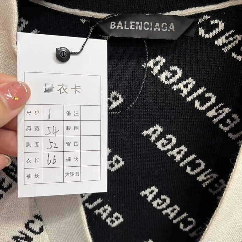 Balenciaga Balenciaga latest white letter logo inlaid single row butto Size US S / EU 44-46 / 1 - 2 Thumbnail