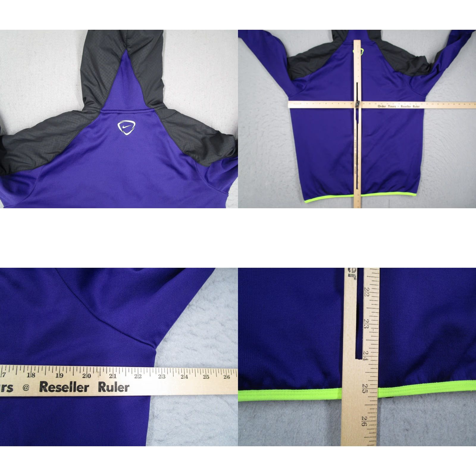 Nike Nike Therma-FIT Jacket Mens L Purple Hooded Full Zip Running 549517-547 Size US L / EU 52-54 / 3 - 8 Thumbnail