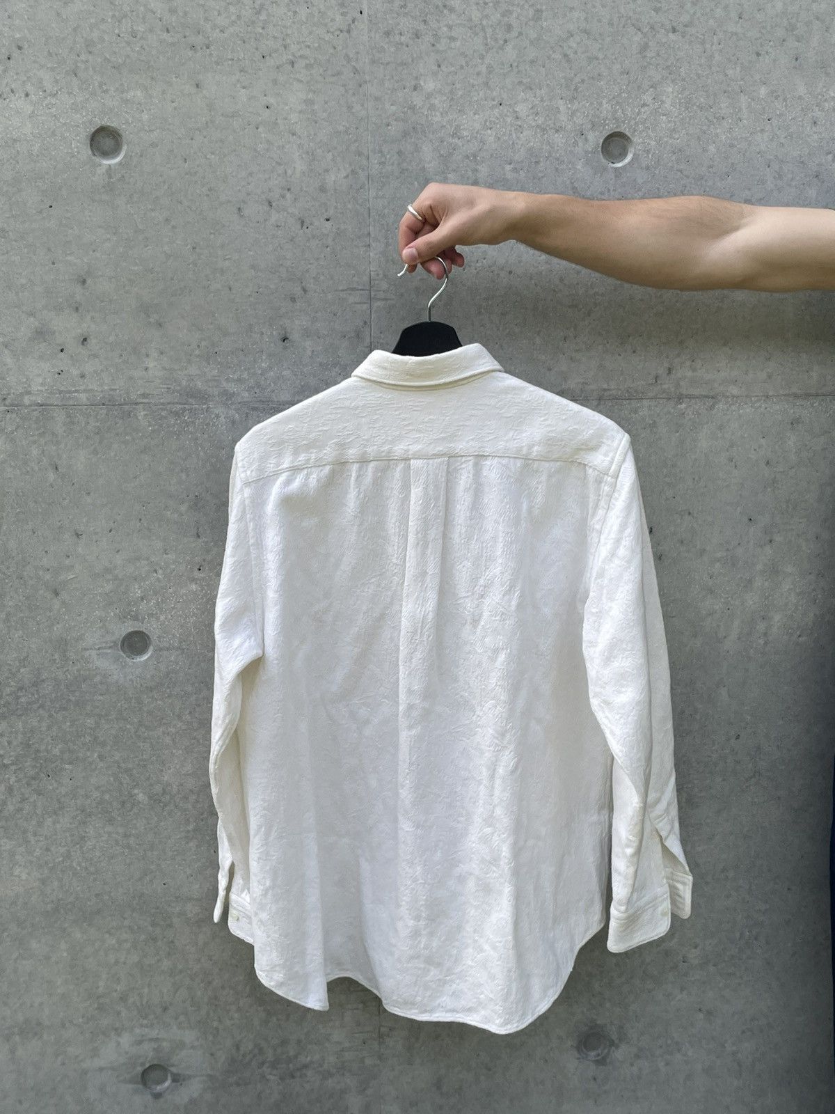COMME des GARCONS HOMME Botanical Jacquard Woven Shirt.