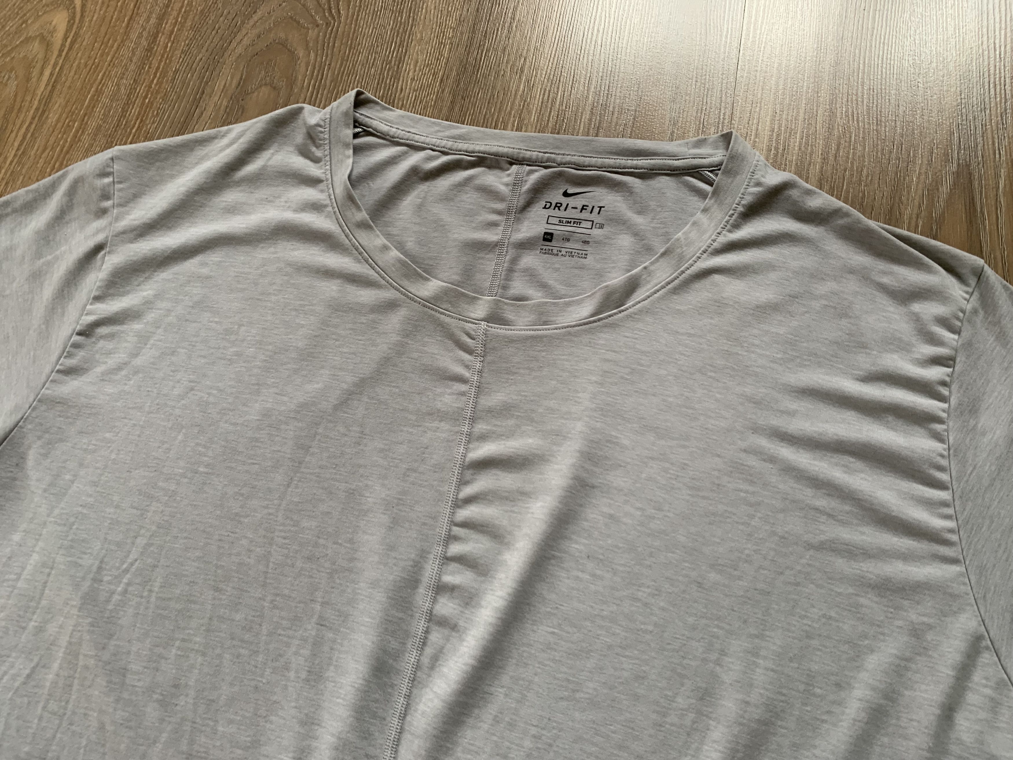 Nike Nike Light Grey Sport T Shirt Size US XXL / EU 58 / 5 - 4 Thumbnail