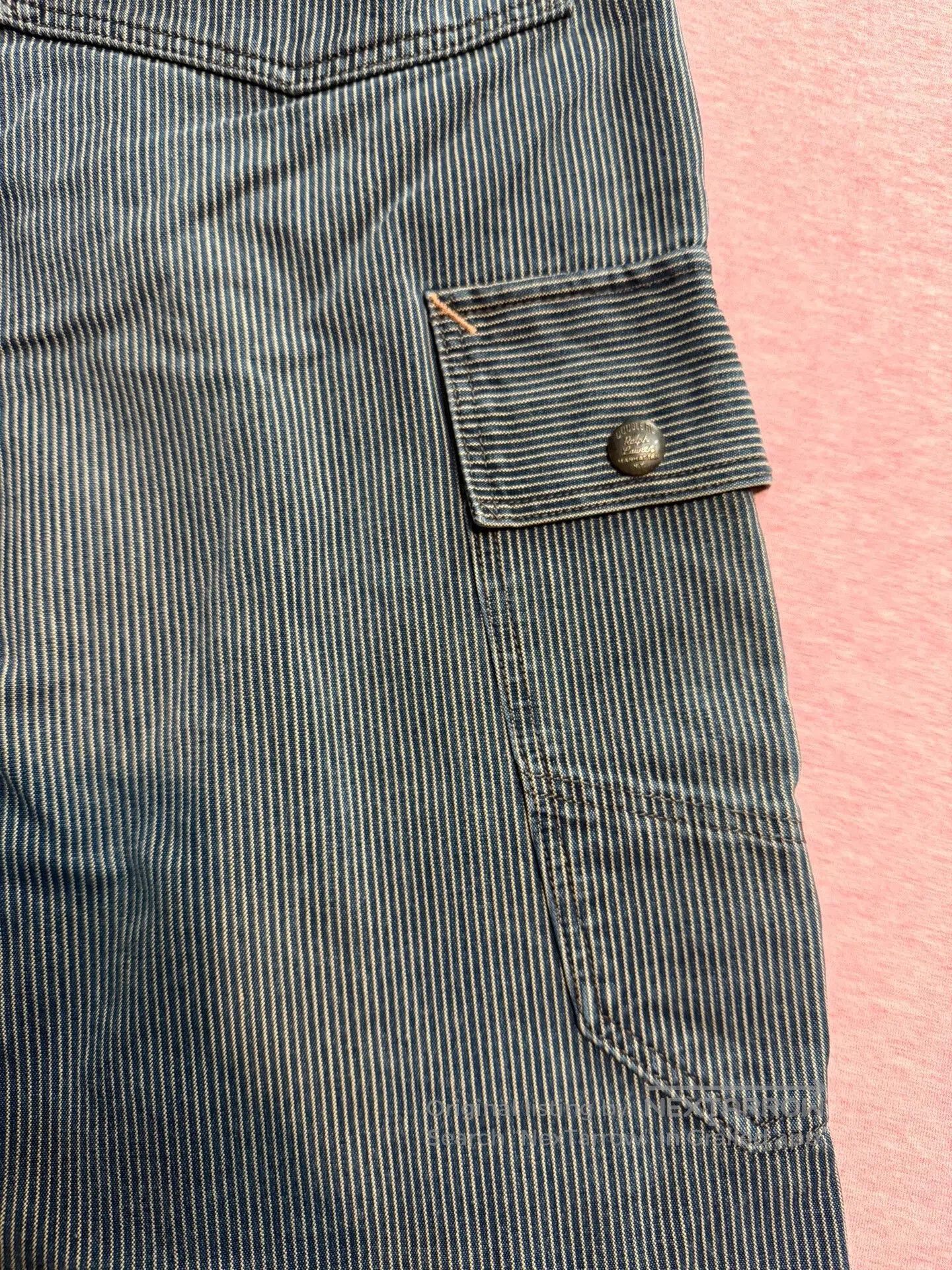 RRL Ralph Lauren RRL Early Striped Logger Pants. Size US 30 / EU 46 - 4 Thumbnail