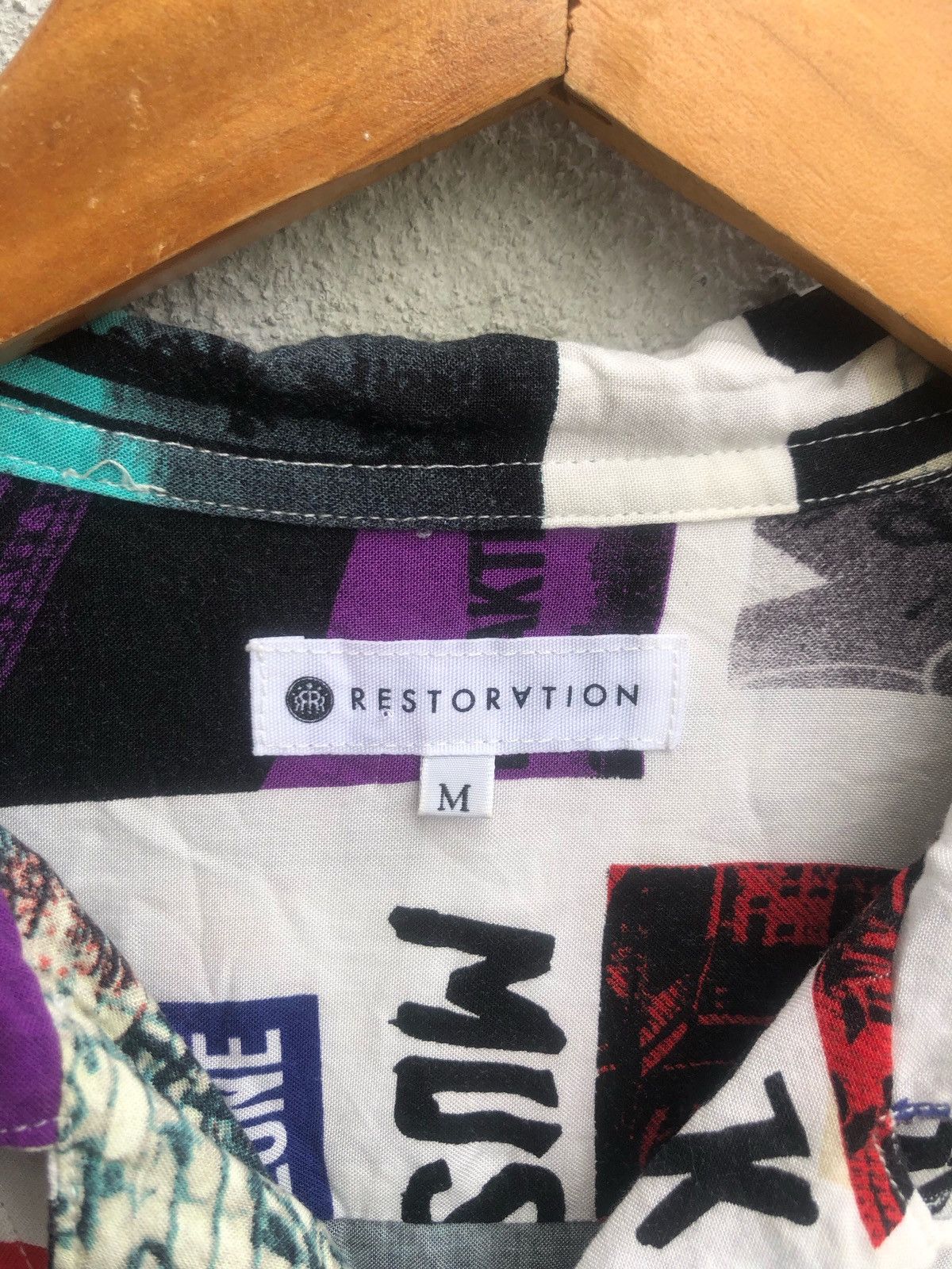 Restoration 🔥 Restoration Rayon Abstract Hawaii Shirt🔥 Size US M / EU 48-50 / 2 - 7 Thumbnail