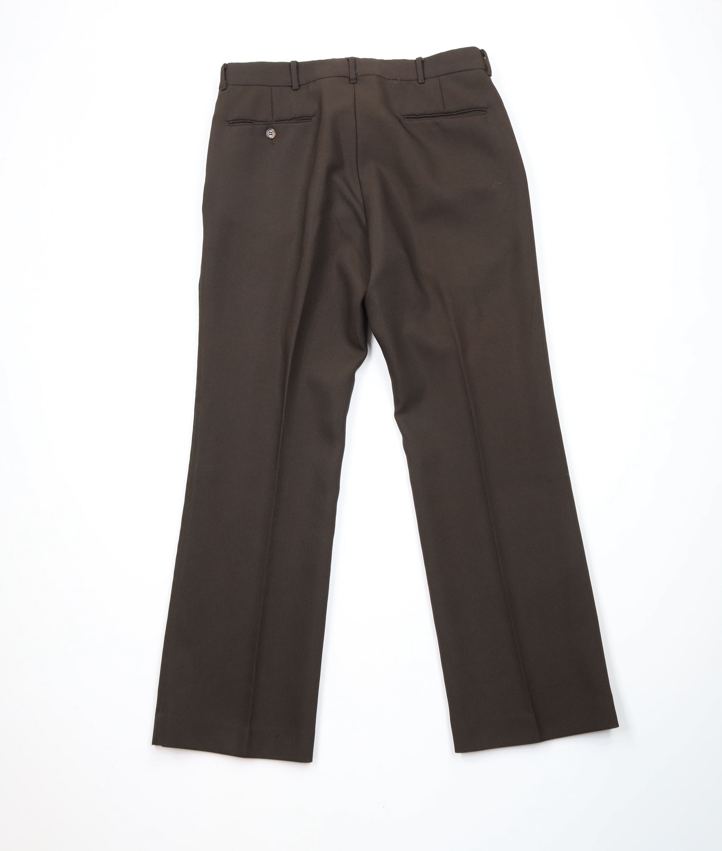 Vintage Vintage 70s Streetwear Flared Wide Leg Chino Pants Brown USA Size US 34 / EU 50 - 10 Thumbnail