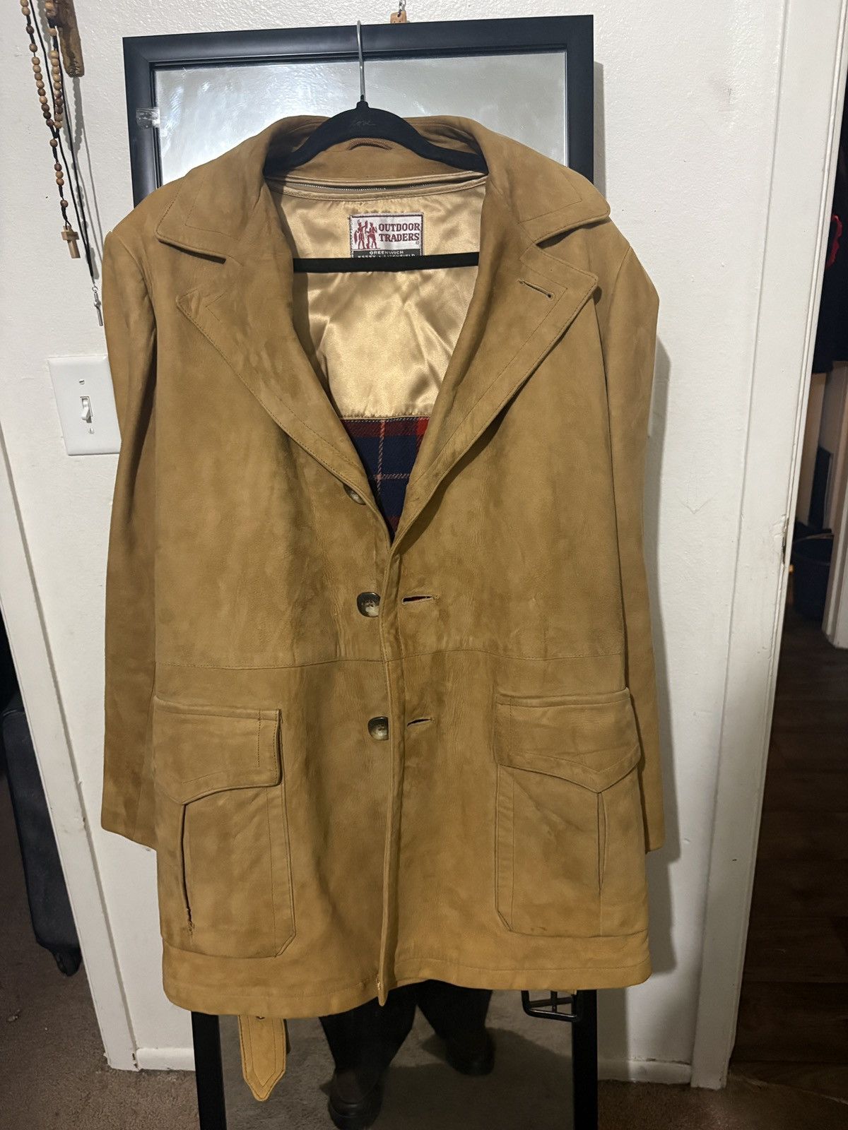 Other Outdoors Traders Suede Leather Coat Size US M / EU 48-50 / 2 - 1 Thumbnail