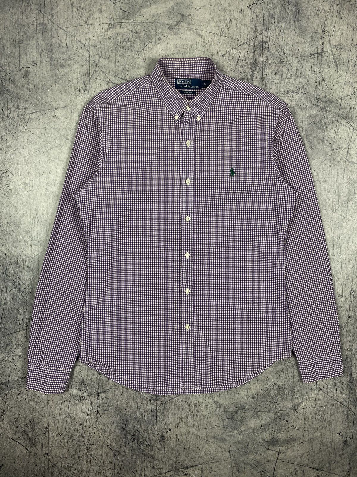 Designer × Polo Ralph Lauren × Vintage Vintage Polo Ralph Lauren Basic Checkered Button Up Shirt Size US M / EU 48-50 / 2 - 2 Thumbnail