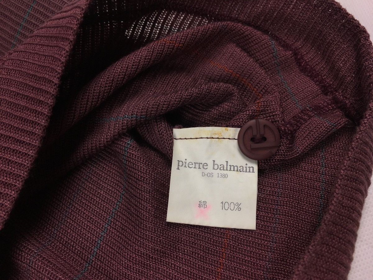 Pierre Balmain × Vintage Pierre Balmain Paris Tokyo Corduroy Henley Neck Tee T-shirt Size US M / EU 48-50 / 2 - 5 Thumbnail