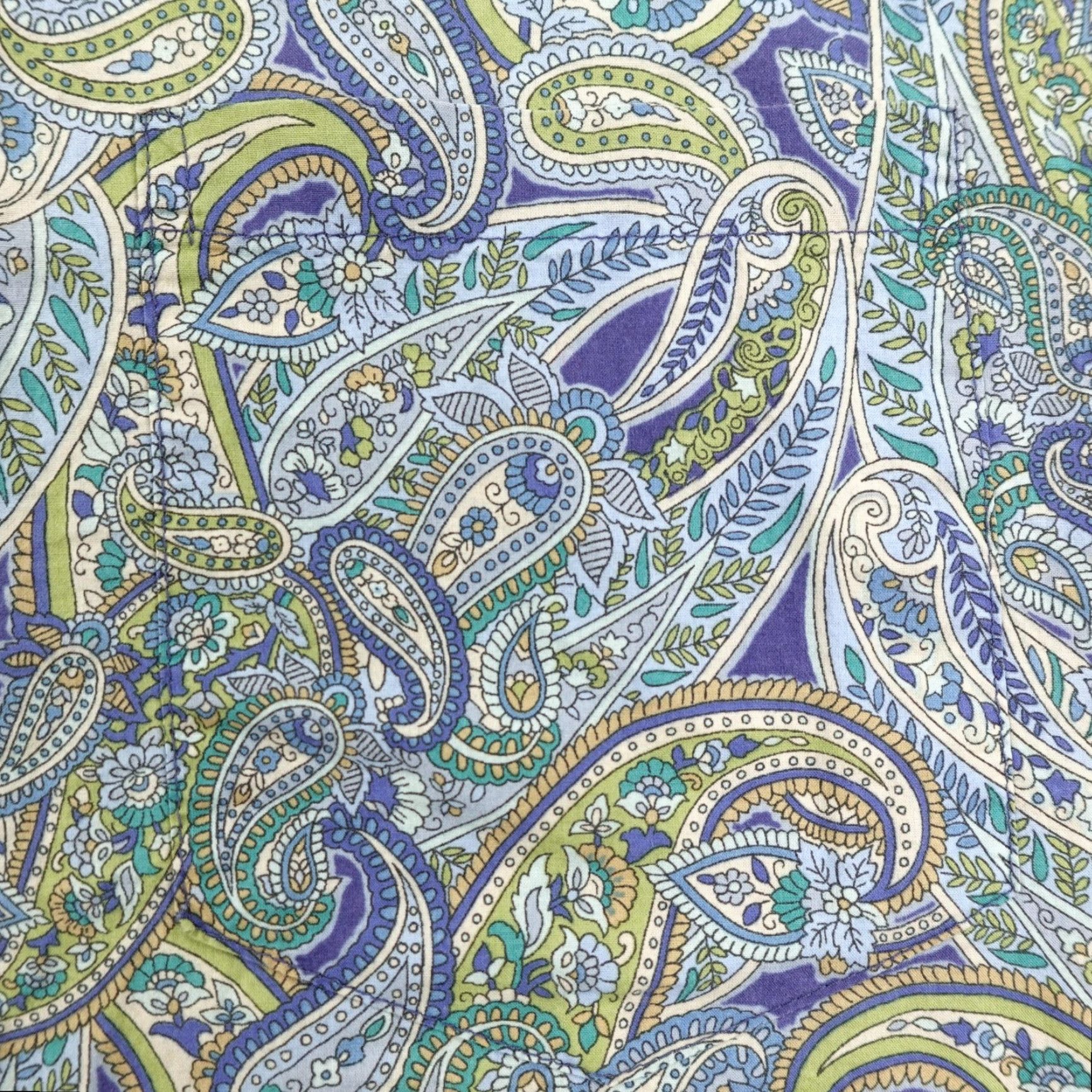 Tori Richard VINTAGE Tori Richard Shirt Hawaiian Aloha Camp Button-Up Mens Large Blue Green Paisley Tropical Size US L / EU 52-54 / 3 - 3 Thumbnail