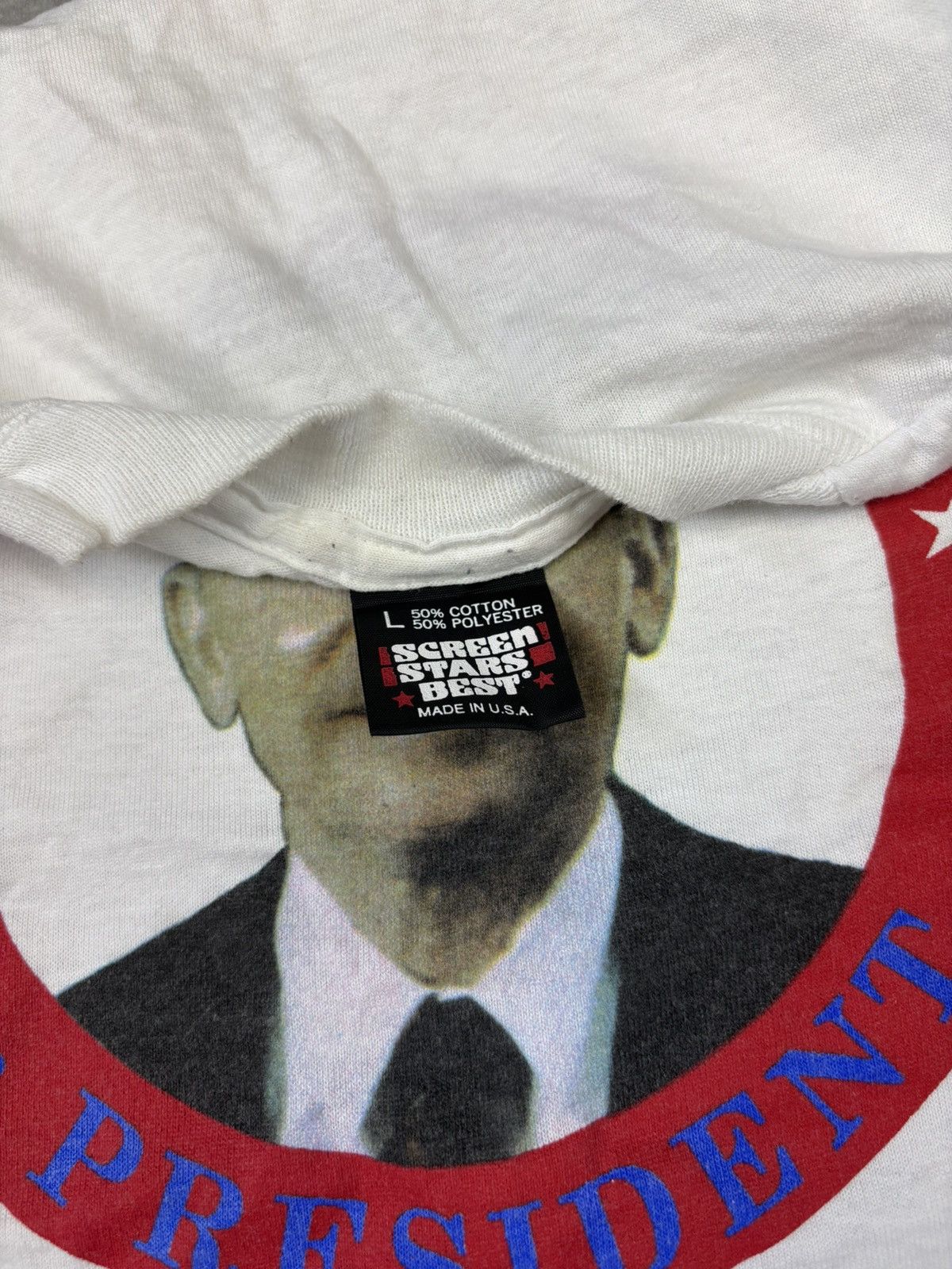 Vintage Vintage T Shirt Perot President 1992 Trump Musk Made in USA Size US L / EU 52-54 / 3 - 3 Thumbnail