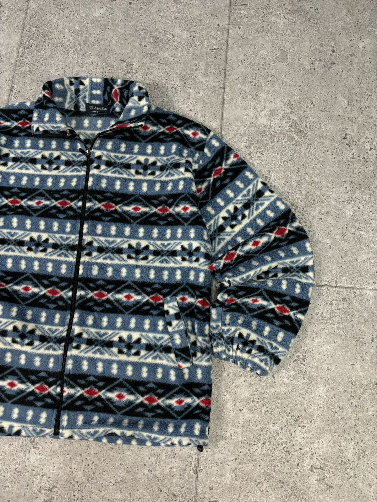 Columbia × Vintage Vintage 90s Columbia Style Synchilla Zip Fleece Outdoor Size US XL / EU 56 / 4 - 2 Thumbnail