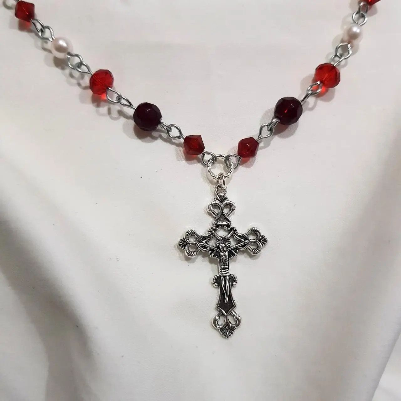 Jewelry Gothic Rosary Grunge Necklace Size ONE SIZE - 3 Thumbnail