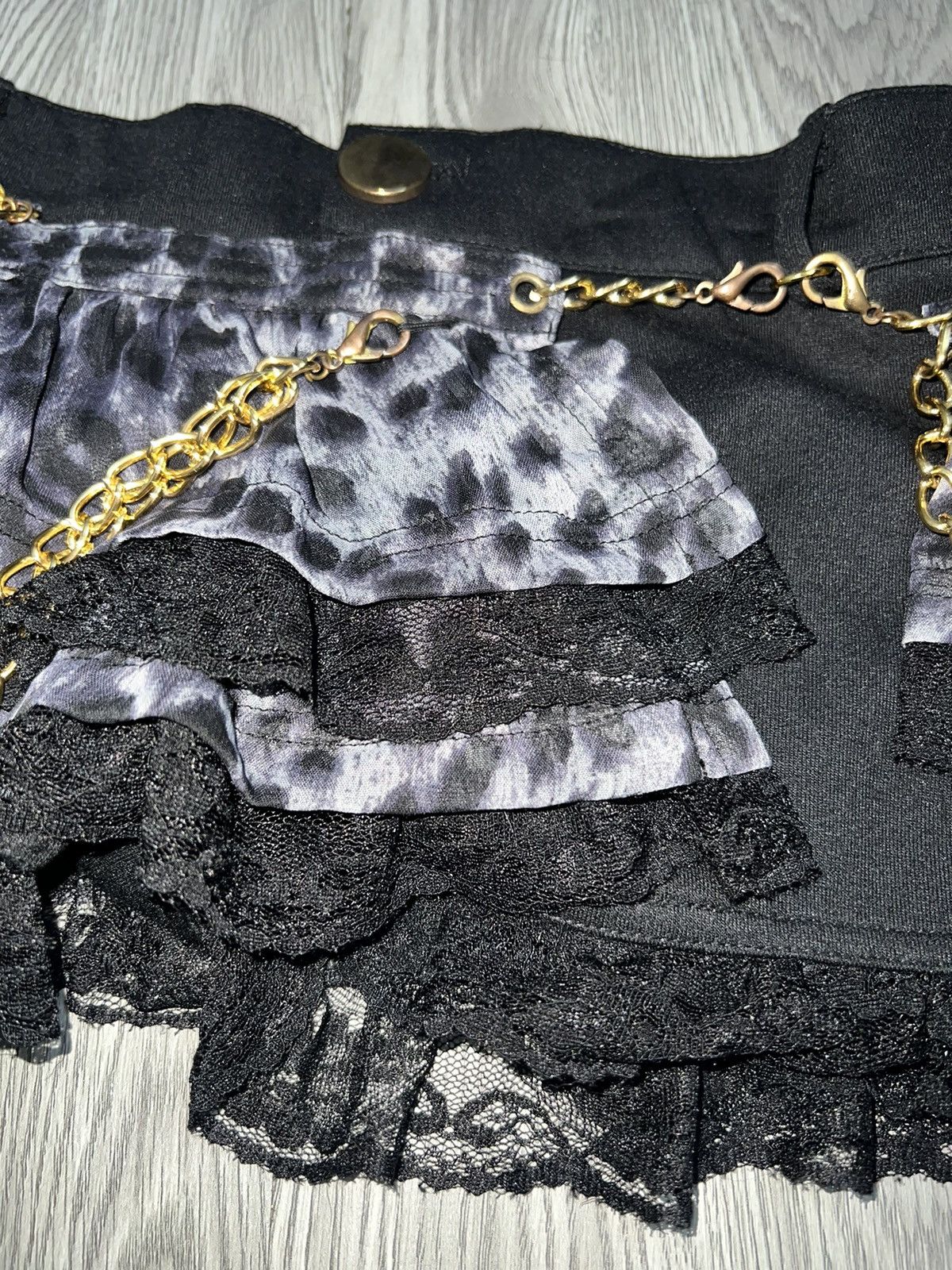 Japanese Brand Dialle Laisen Gyaru leopard micro skorts ☠️💗 Size 26" / US 2 / IT 38 - 11 Thumbnail