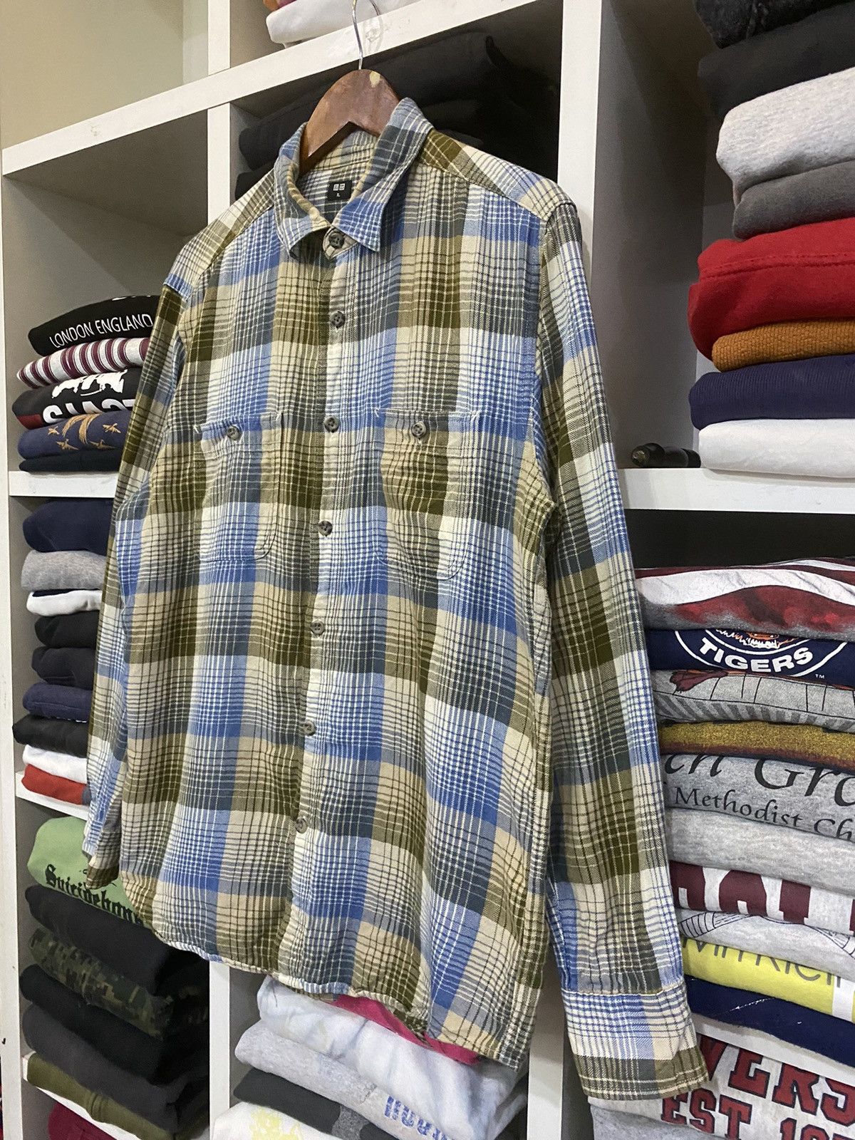 Flannel × Uniqlo Uniqlo Flannel Shirt Size US XL / EU 56 / 4 - 3 Thumbnail